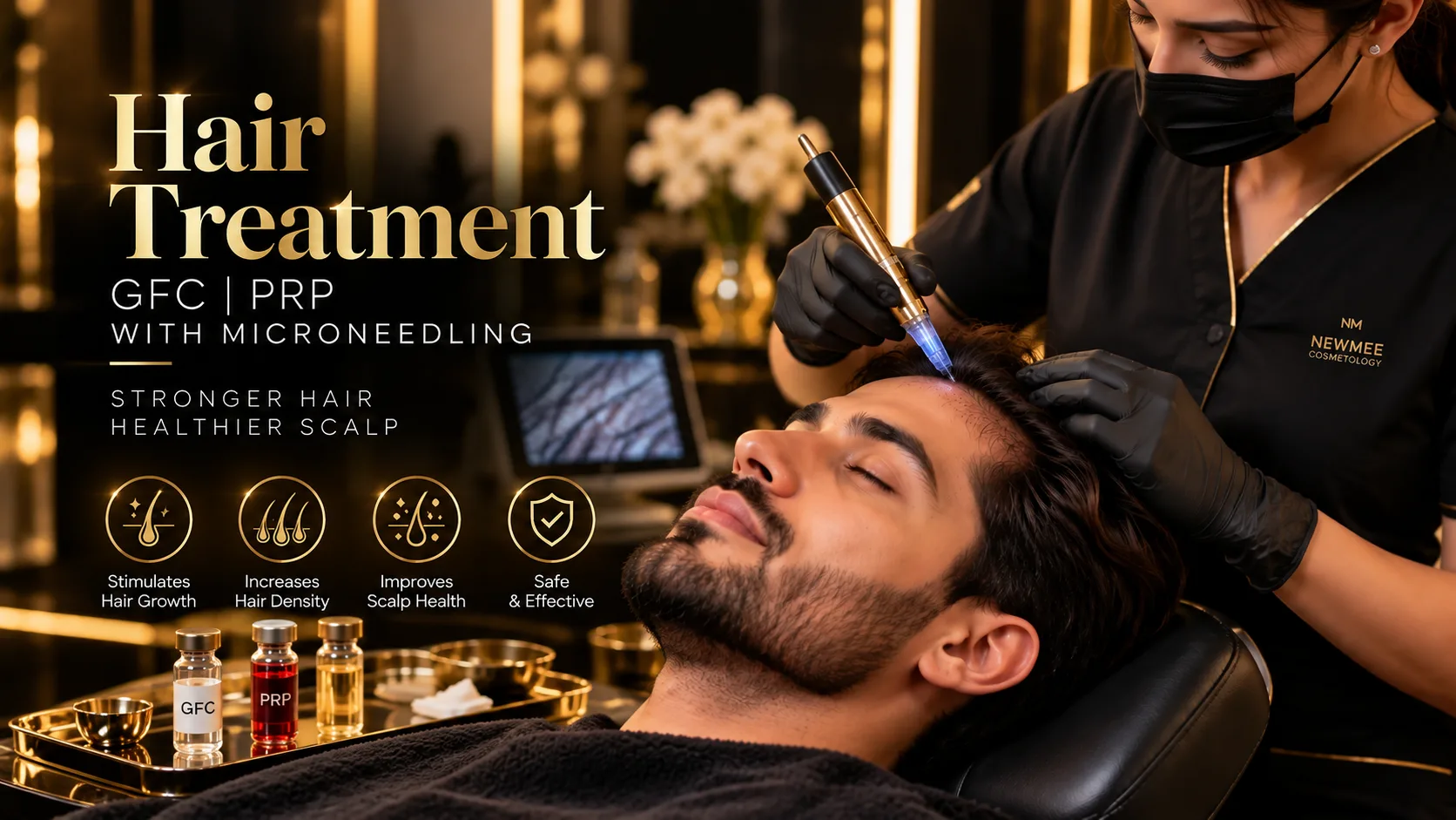 Hair Treatment – GFC / PRP with Microneedling